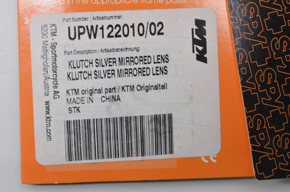 New Spy KTM Klutch Silver Mirrored Lens NOS