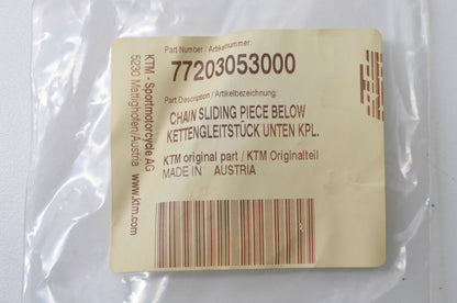 New OEM KTM Chain Slider Piece NOS