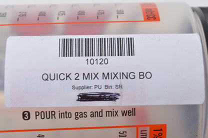 New Maxima Quick 2 Mix Oil/Gas Mixer Measuring Bottle NOS