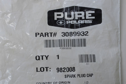 OEM Polaris 3089932 Black Spark Plug Cap NOS