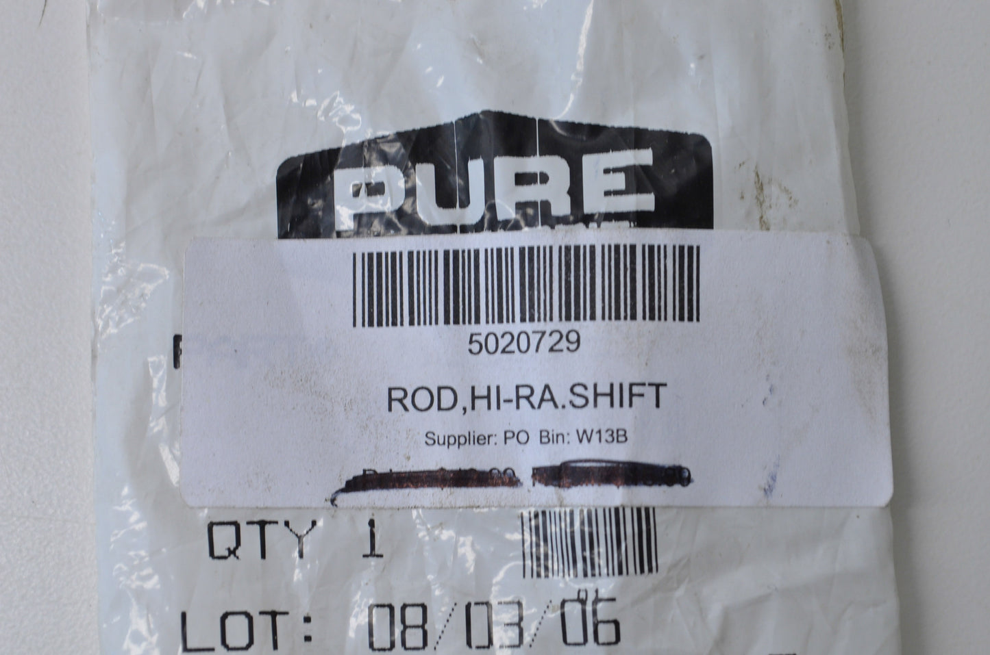 New OEM Polaris Shift Rod NOS
