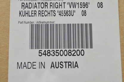 New OEM KTM Right Radiator NOS