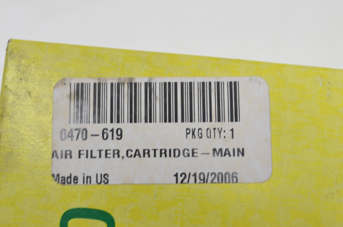 New Mann Filter Main Air Filter NOS