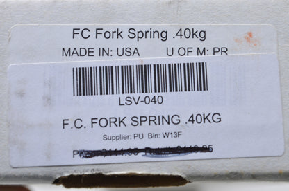 New Factory Connection Fork Springs .40 kg NOS