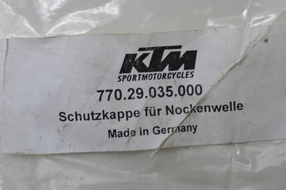 OEM KTM 77029035000 Camshaft Protection Cap NOS