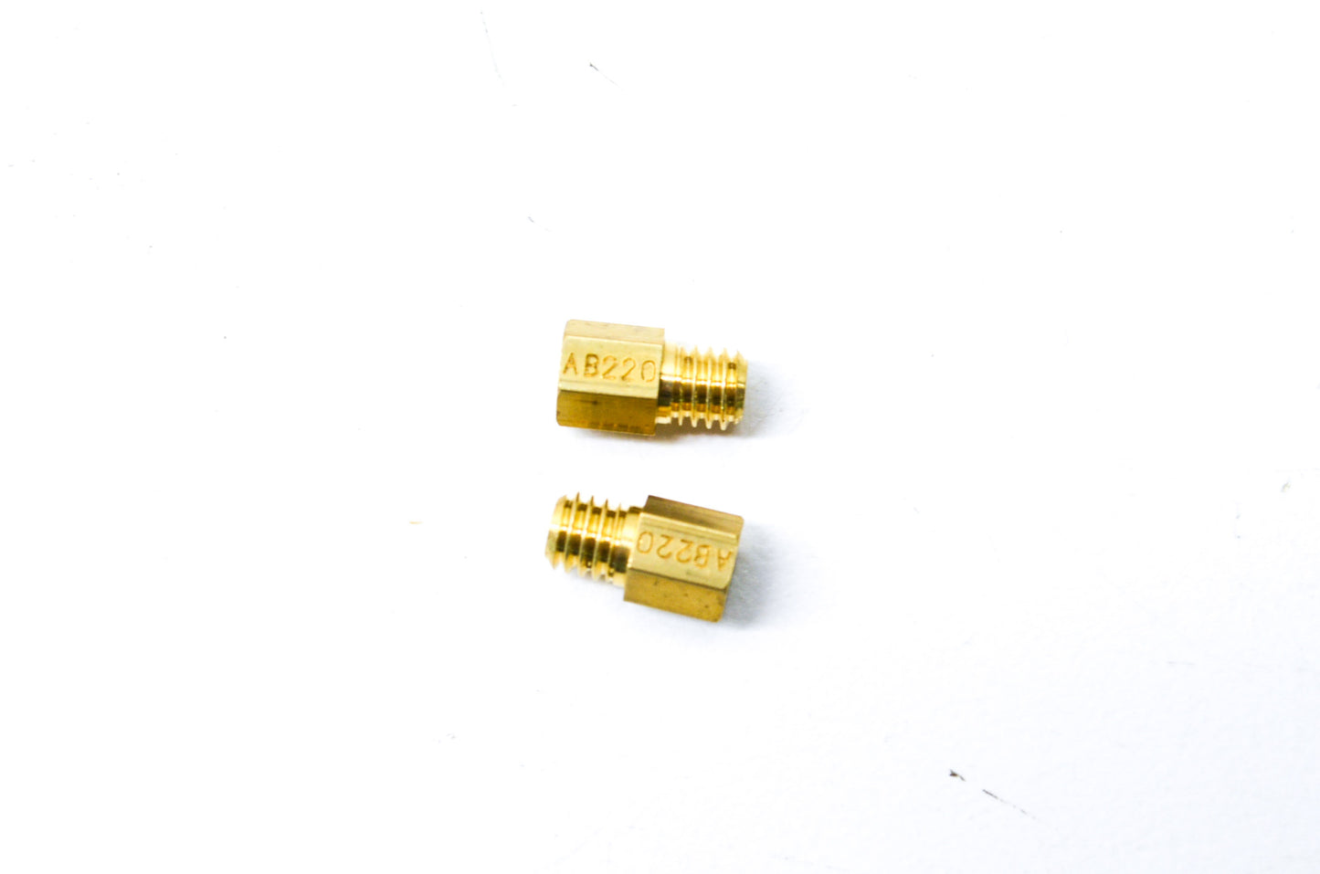 New EBC Mikuni Hex Head Main Jet #220 QTY 2 NOS