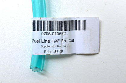 Parts Unlimited 0706-0106P2 Blue Polyurethane Pre Cut Fuel Line 1/4" NOS