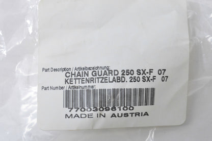 OEM KTM 77003096100 Chain Guard NOS