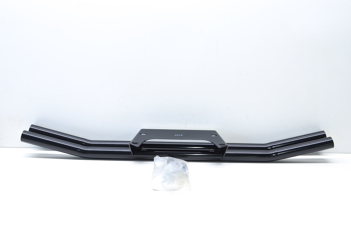 Black Rear Double Tube Bumper Kit NOS