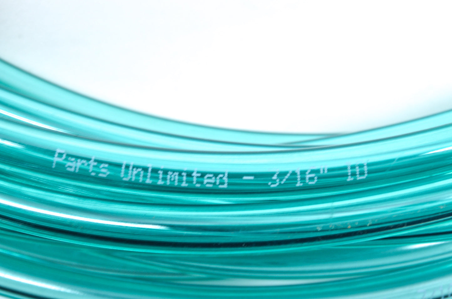 New Parts Unlimited Blue Polyurethane Fuel Line 3/16' NOS