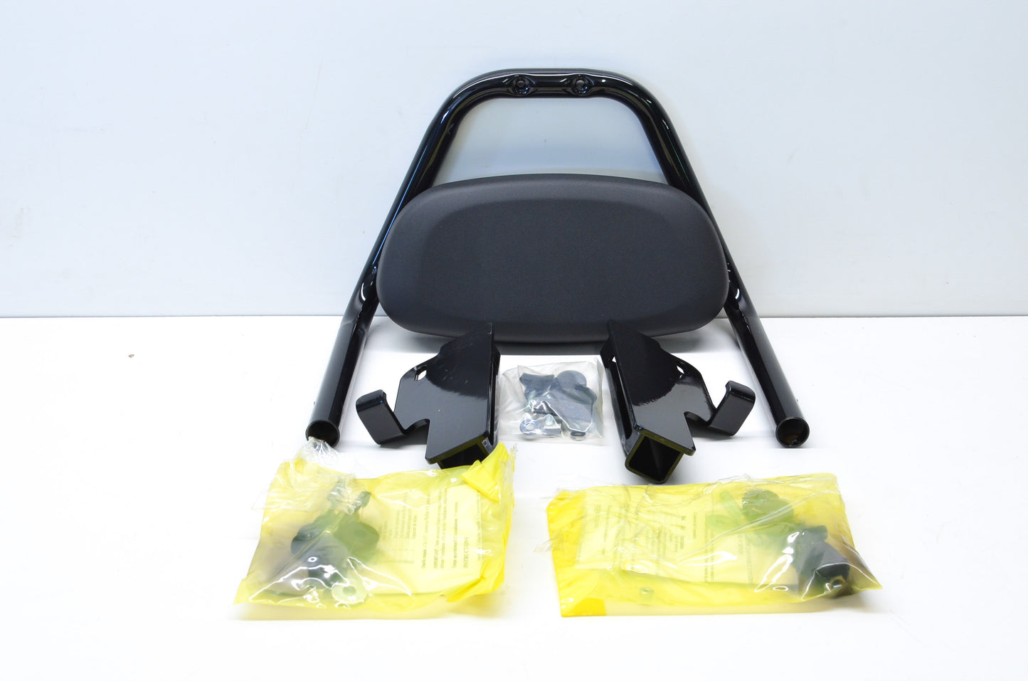 New OEM Polaris Black Backrest Kit NOS