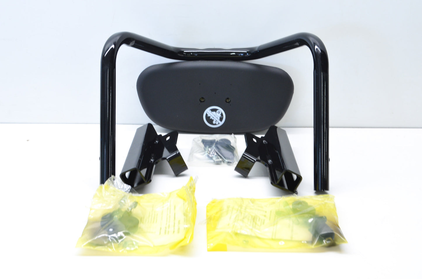 New OEM Polaris Black Backrest Kit NOS