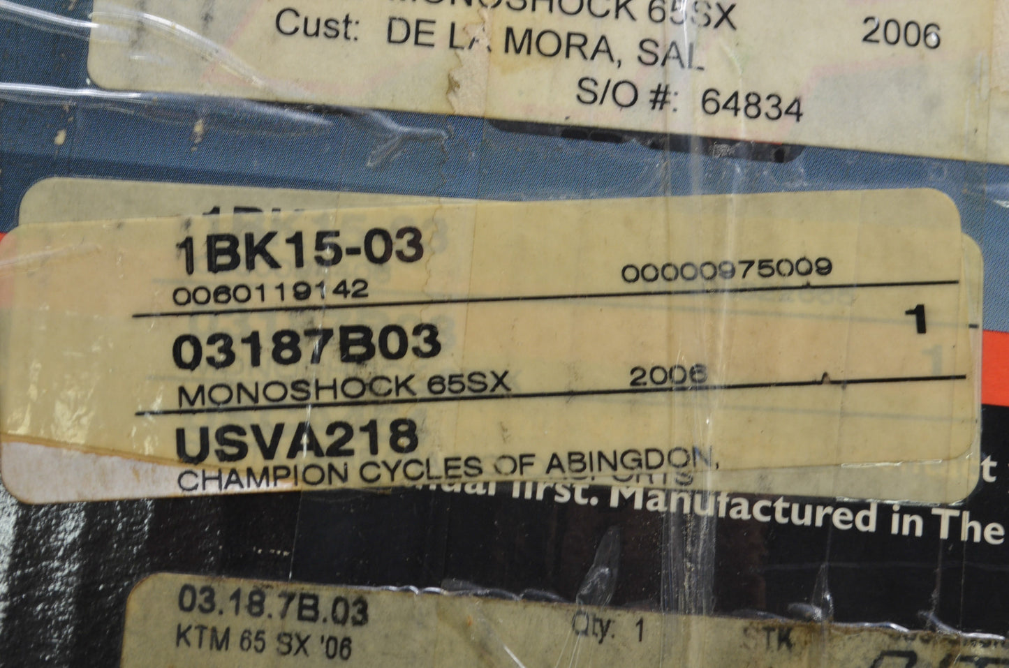 WP 03187B03 KTM Monoshock NOS