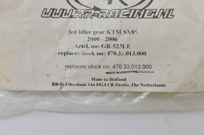 New RR Racing KTM 3rd Idler Gear NOS