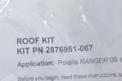 OEM Polaris 2876951-067 Steel Cab Roof NOS