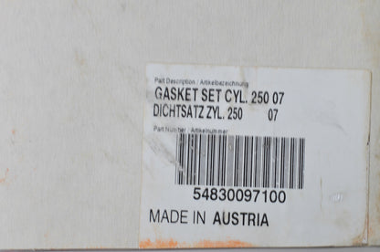 OEM KTM 54830097100 Cylinder Gasket Set NOS