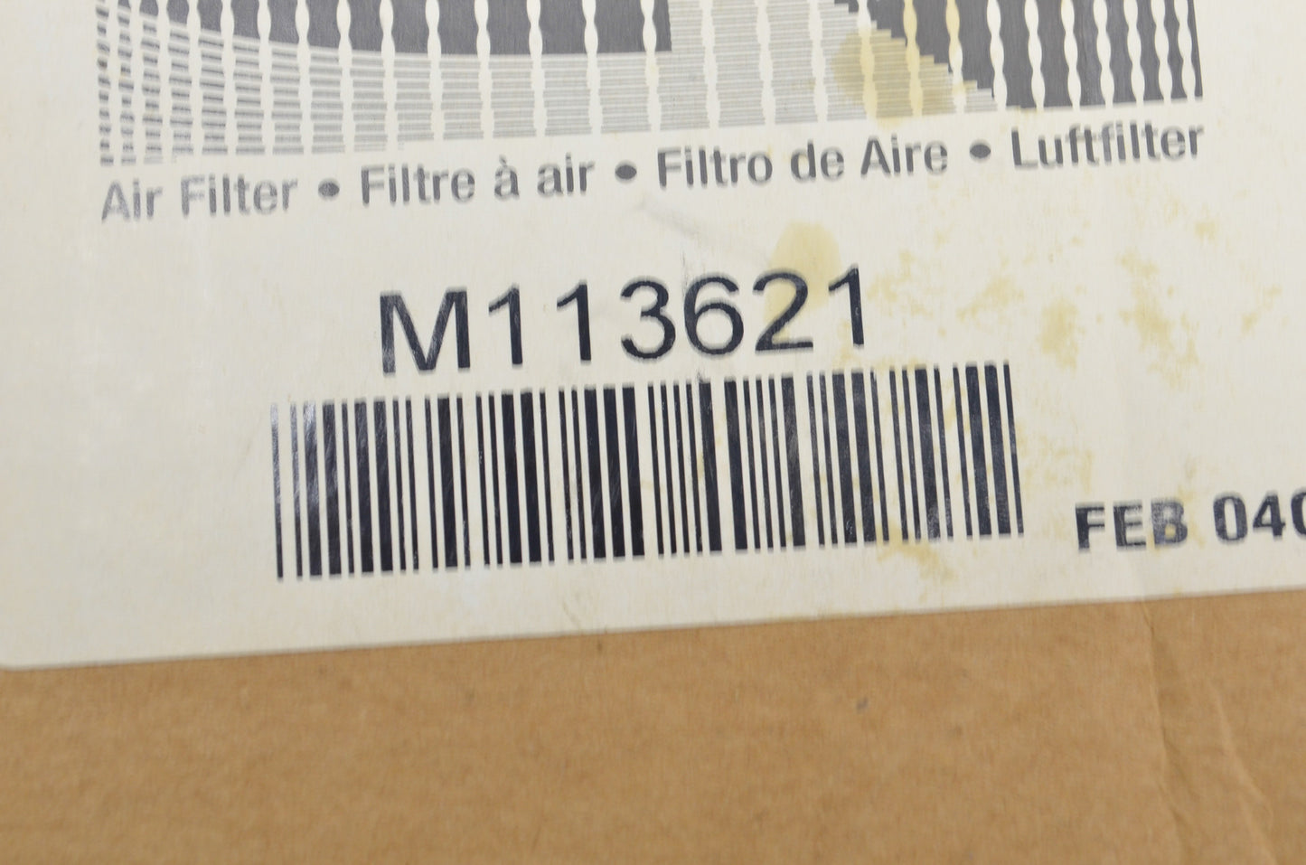 New OEM John Deere Air Filter NOS