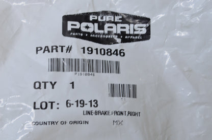 OEM Polaris 1910846 Right Front Brake Line NOS