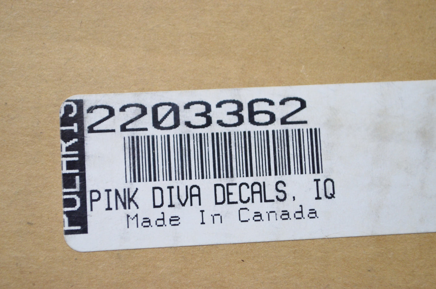 OEM Polaris 2203362 Pink Diva Decal Kit NOS