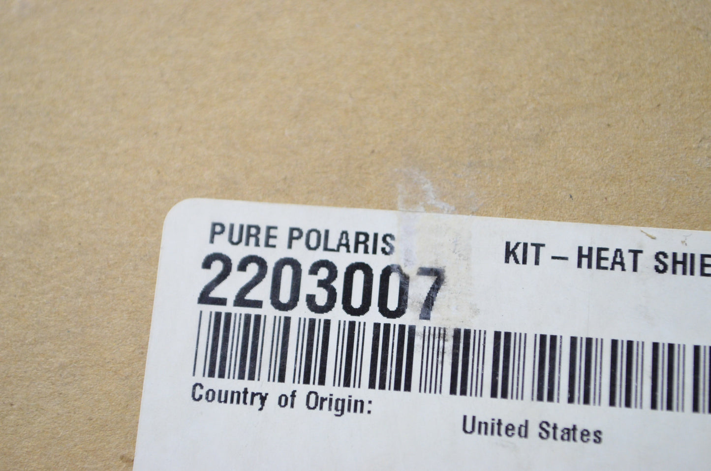 OEM Polaris 2203007 Heat Shield Kit NOS
