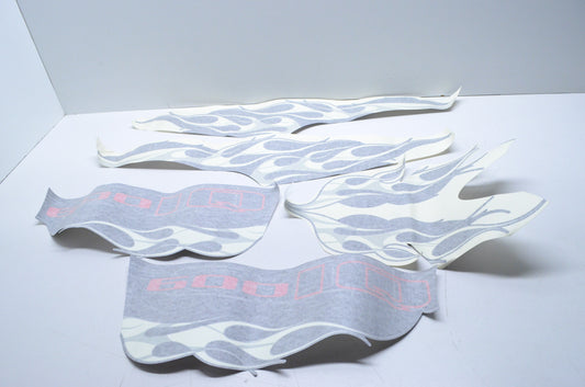 White Flame Decal Kit NOS