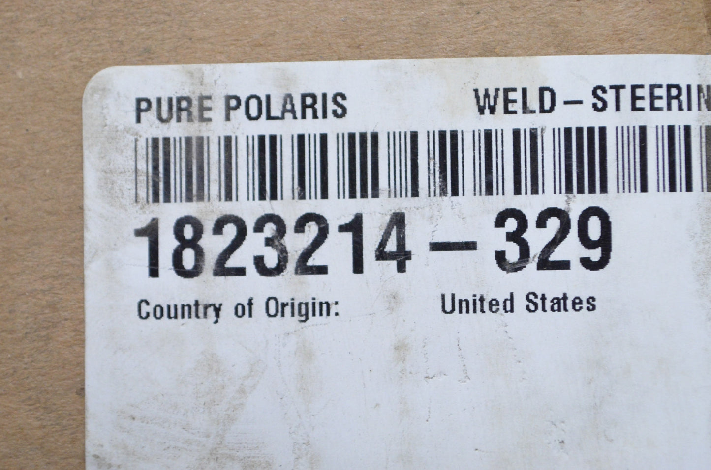 OEM Polaris 1823214-329 Black Steering Post Weldment NOS