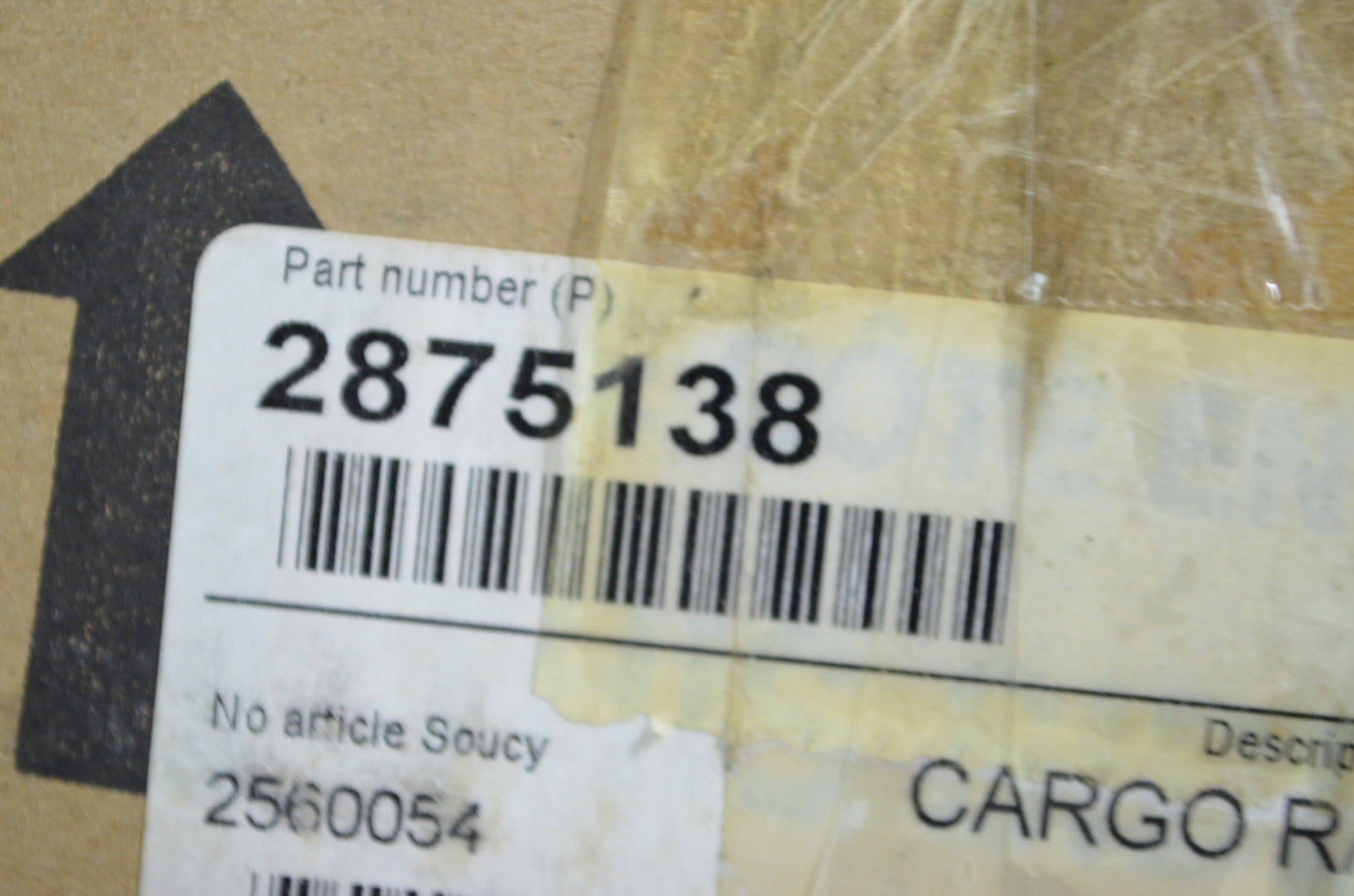 Fusion Cargo Carrier Rack Kit NOS