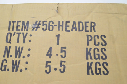 Scott 56-Header, 9452 Display NOS