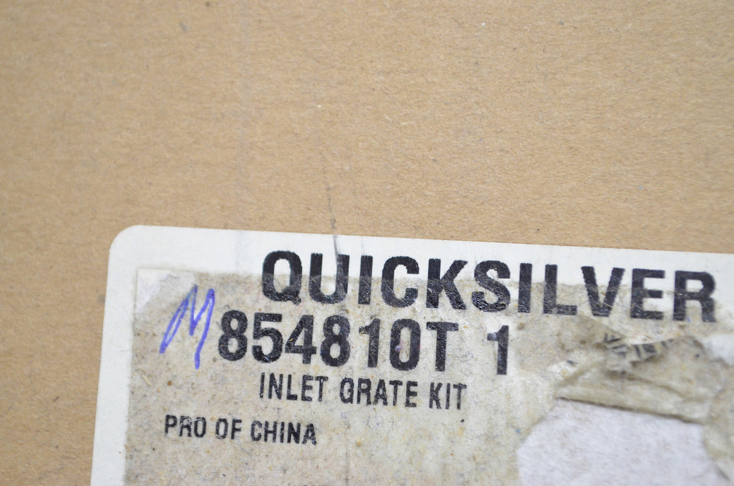 New OEM Mercury Inlet grate Kit NOS