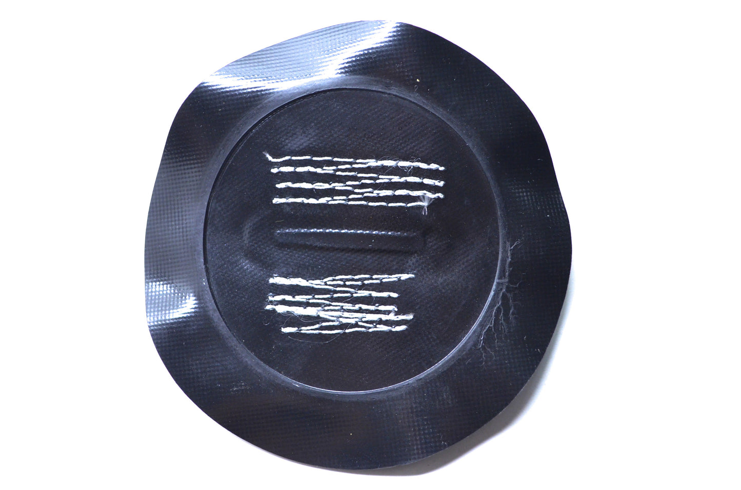 New OEM Mercury Inflatable Boat Large D-Ring Patch Black NOS