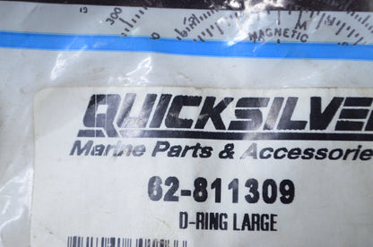 New OEM Mercury Inflatable Boat Large D-Ring Patch Black NOS