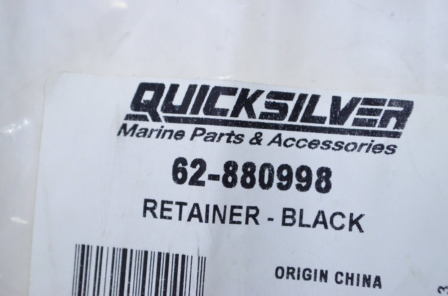 OEM Mercury 62-880998 Black Retainer NOS