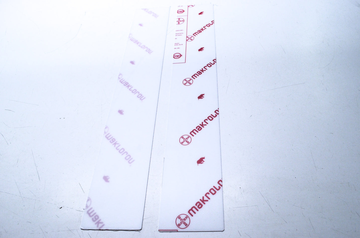 Plastic Registration Panel Qty 2 NOS