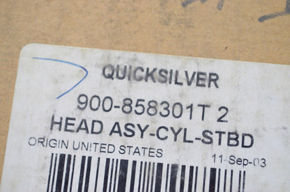 OEM Mercury 900-858301T2 Cylinder Head Assembly NOS