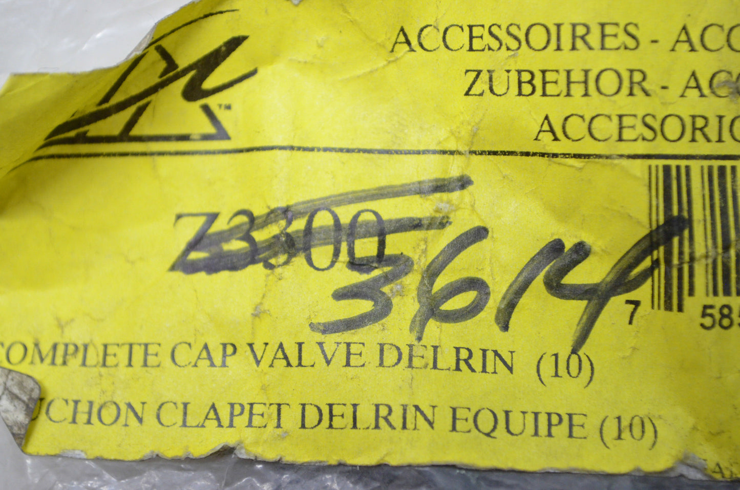 Zodiac Z3300, 3614 Delrin Valve Cap NOS