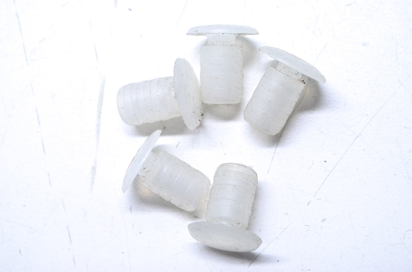 Clear Plugs Qty 5 NOS