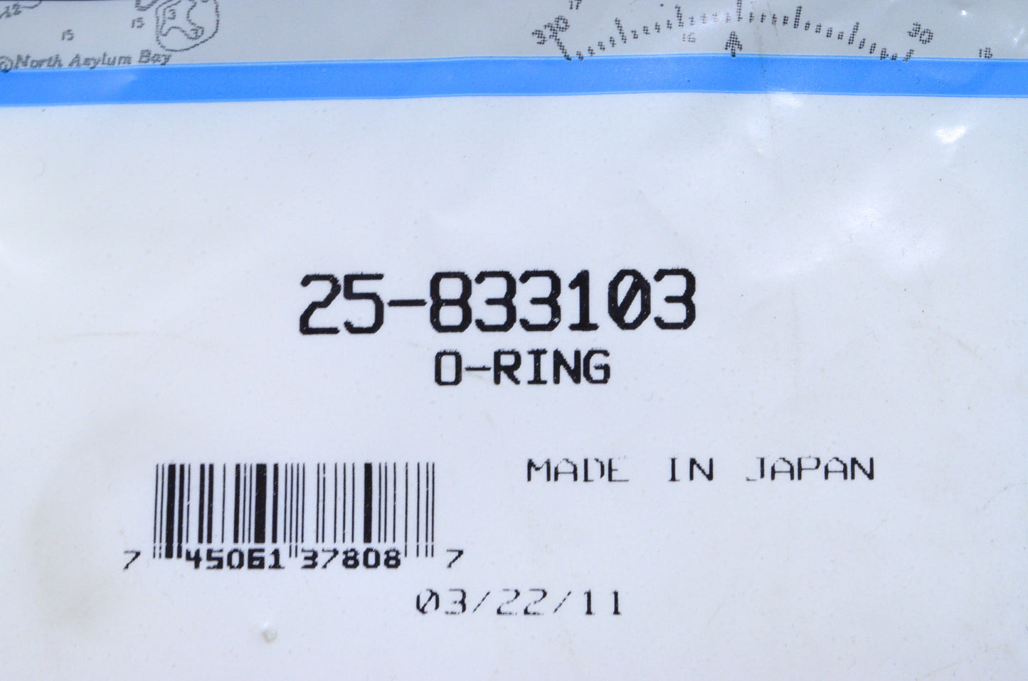 OEM Mercury 25-833103 O-Ring NOS