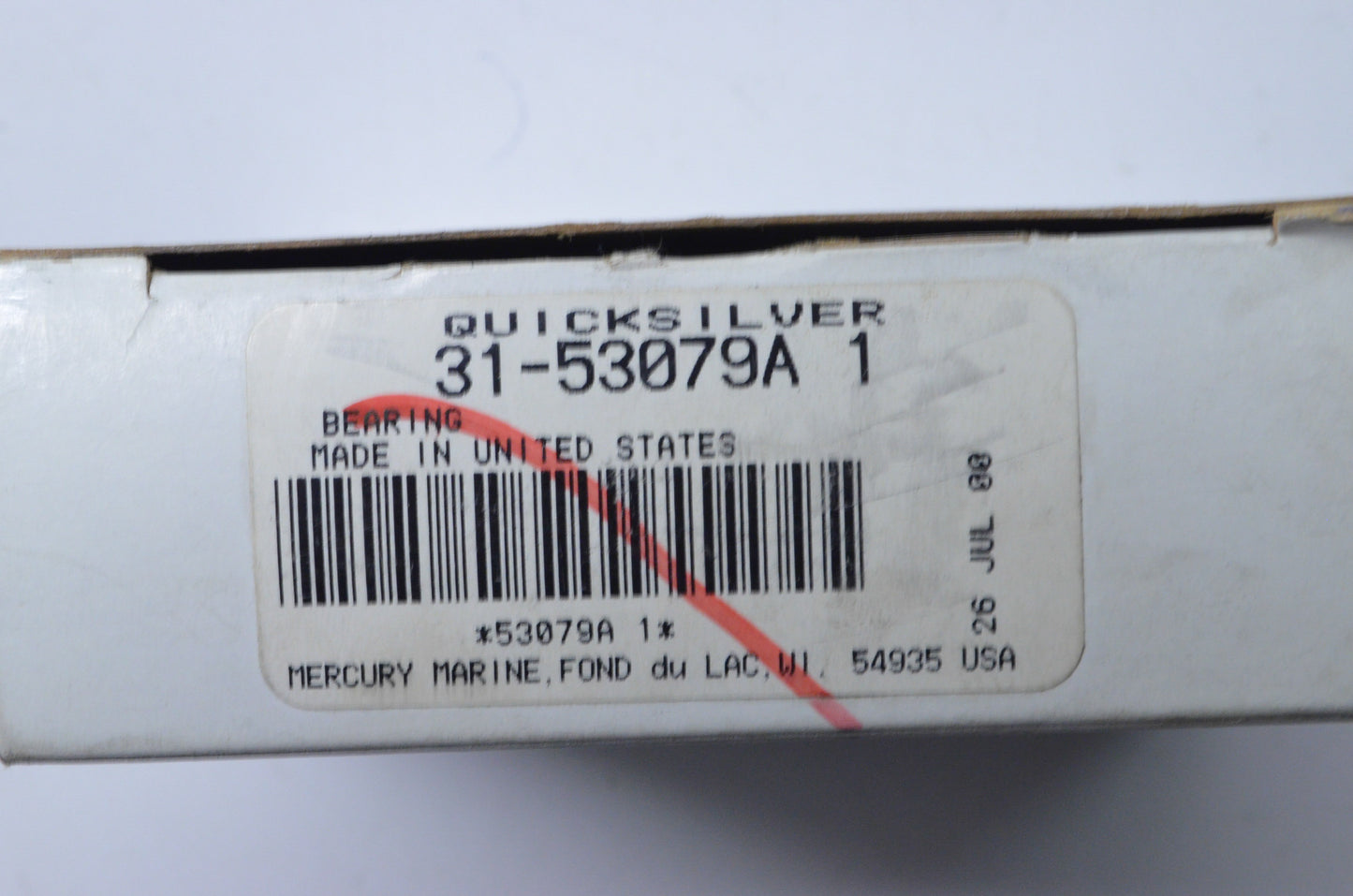 OEM Mercury 31-53079A Bearing NOS