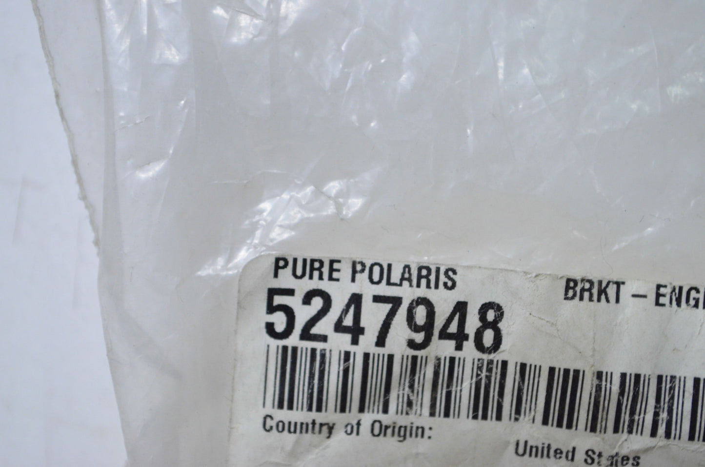 OEM Polaris 5247948 Plated Rear Engine Mount Bracket NOS