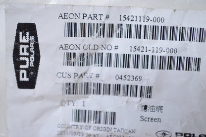 New OEM Polaris Crankcase Oil Screen NOS
