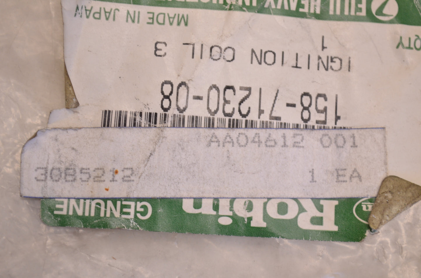 OEM Polaris 3085212, 158-71230-08 Ignition Coil NOS