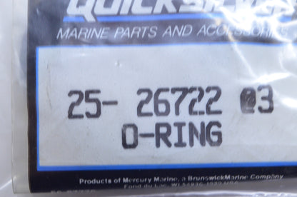 OEM Mercury 25-26722 O-Ring NOS