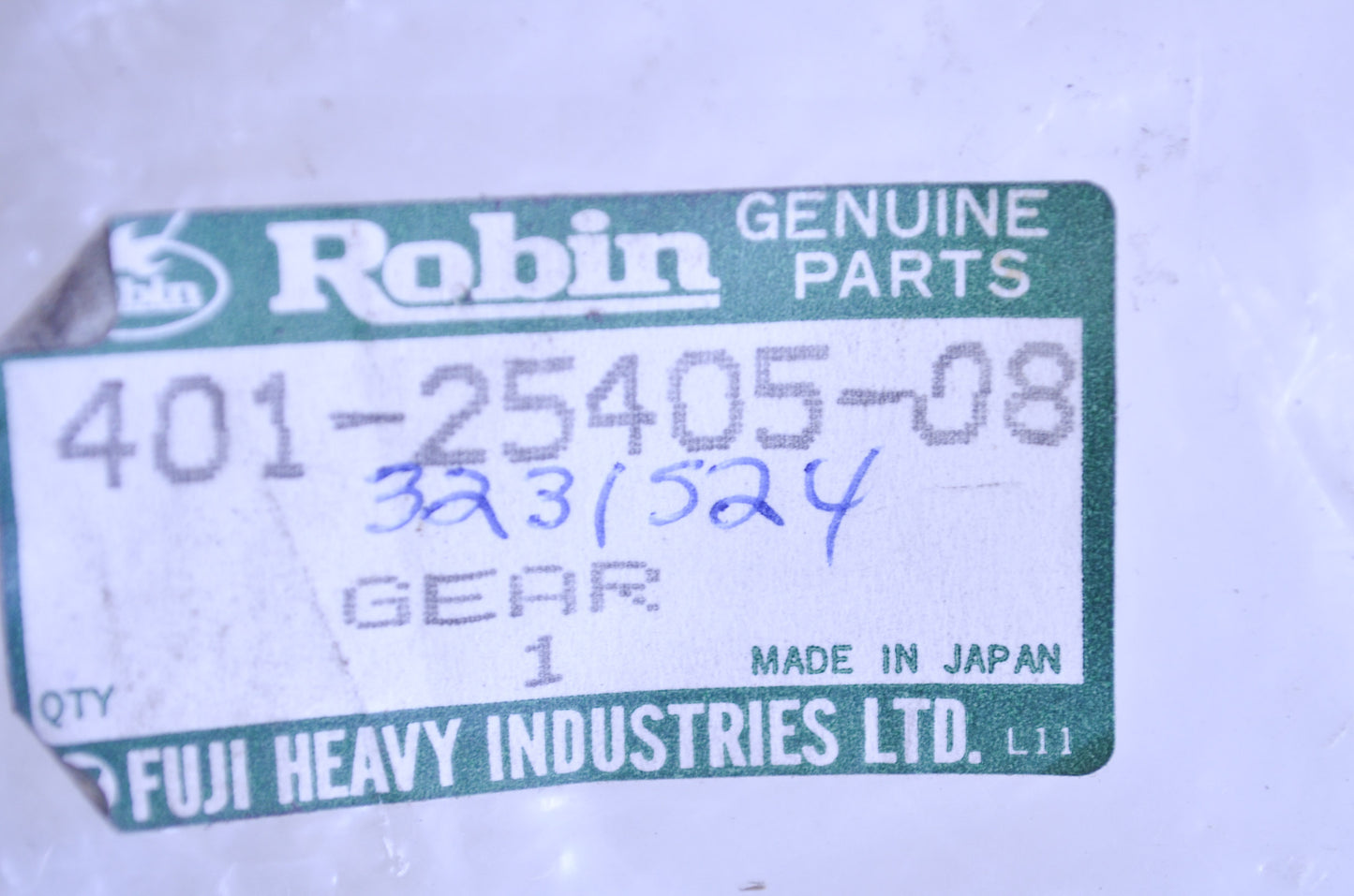 OEM Polaris 3231524, 401-25405-08 Gear NOS