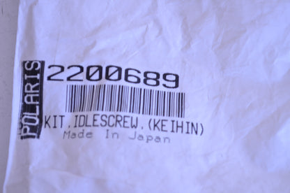 New OEM Polaris Keihin Idler Screw Kit NOS