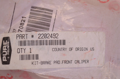 OEM Polaris 2202492 Front Caliper Brake Pad Kit NOS