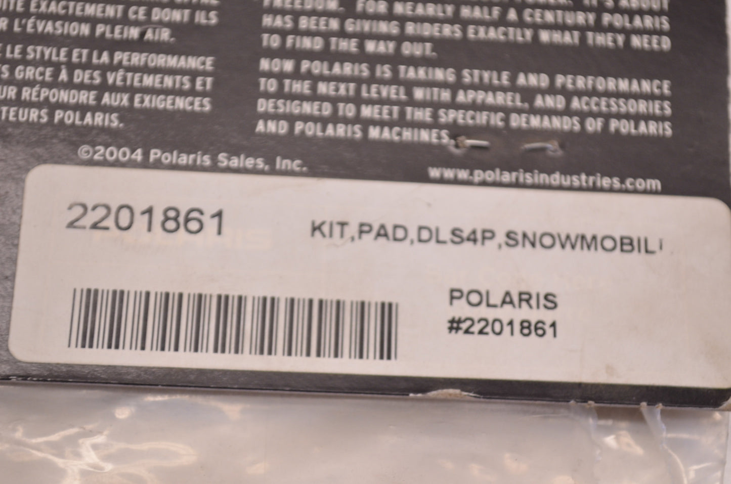 OEM Polaris 2201861 Carbonite Brake Pad Kit NOS