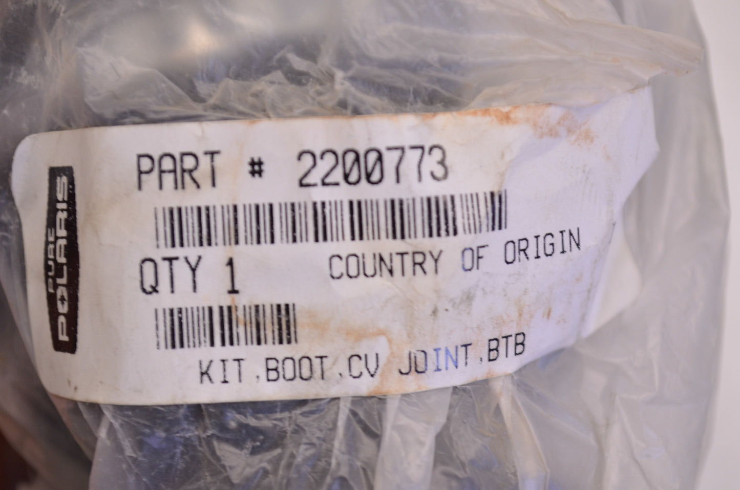 New OEM Polaris CV Joint Boot Kit NOS