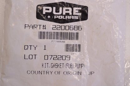 New OEM Polaris Fuel Pump Gasket Kit NOS