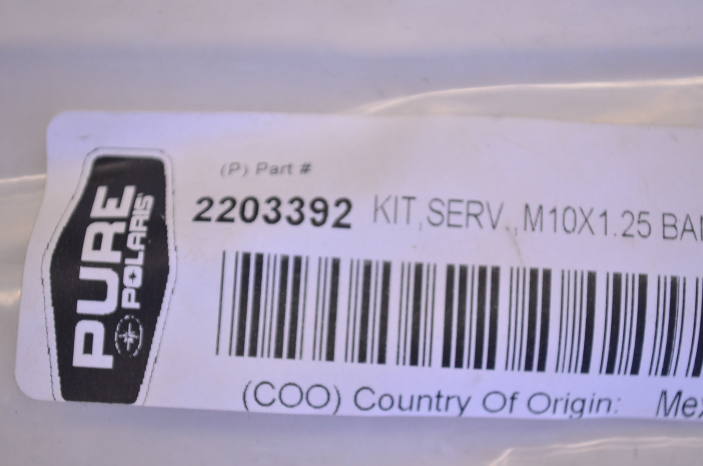 OEM Polaris 2203392 M10x1.25 Banjo Bolt NOS