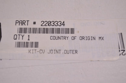 Outer CV Joint Kit NOS